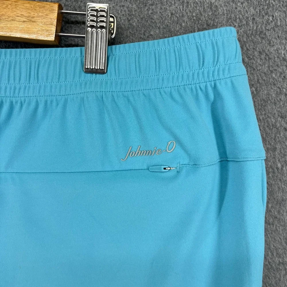Johnnie-O Rocke Performance Shorts Mens XL Blue Stretch Active Golf JMSH100100